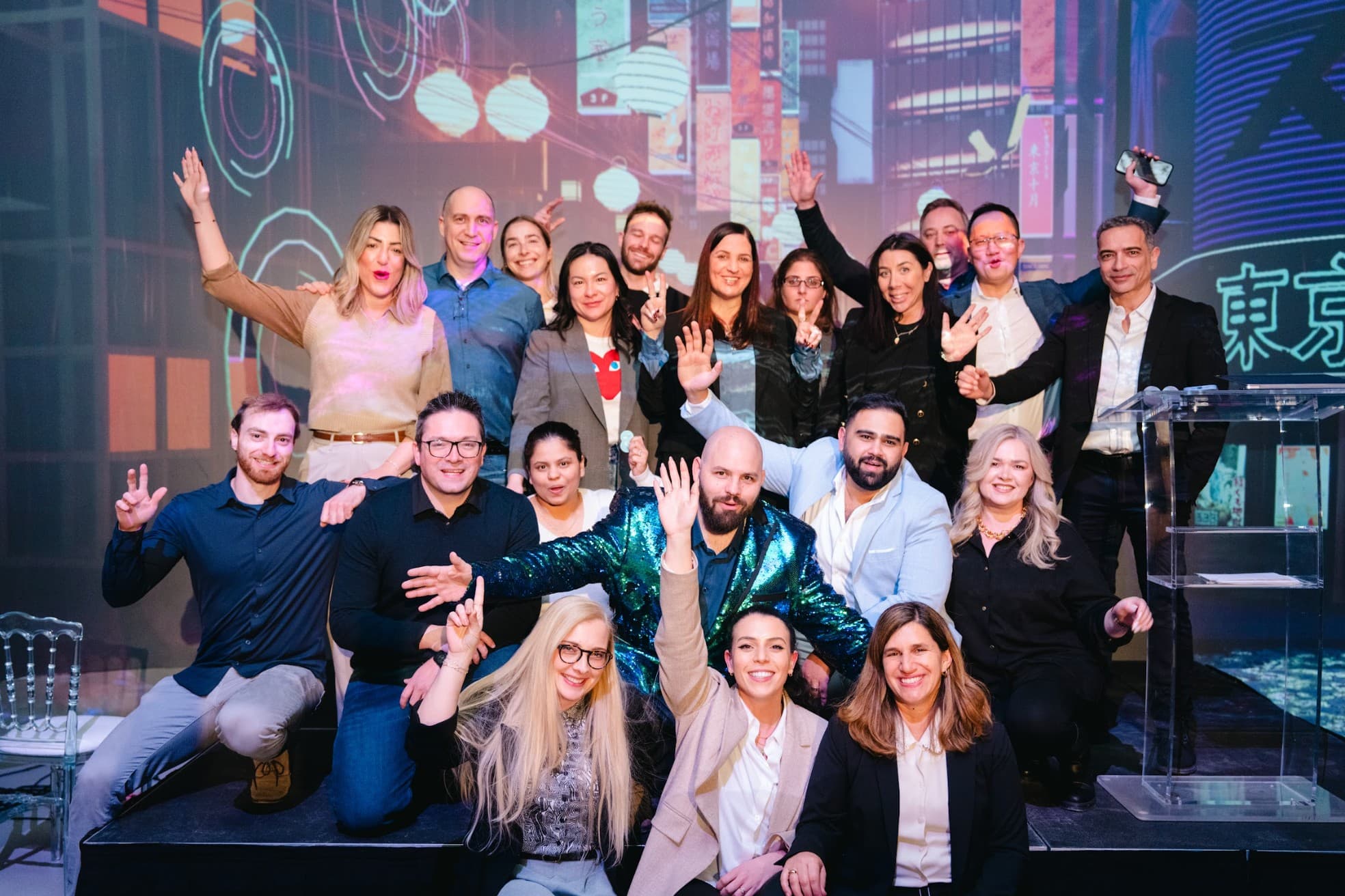 Team celebration party
